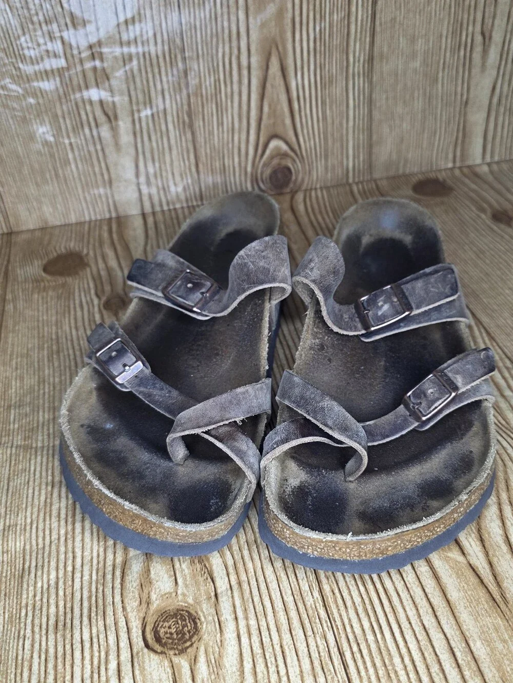 Birkenstock Women's Brown Mayari Buckle Sandals Size 41/10